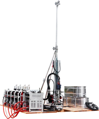 DX-1000 vīrietis pārnēsājams dimanta urbšanas platforma